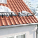 Snøbeskyttelsesstøtte 2 pcs Svart 29,5 x 3 x 34,5 cm Stål