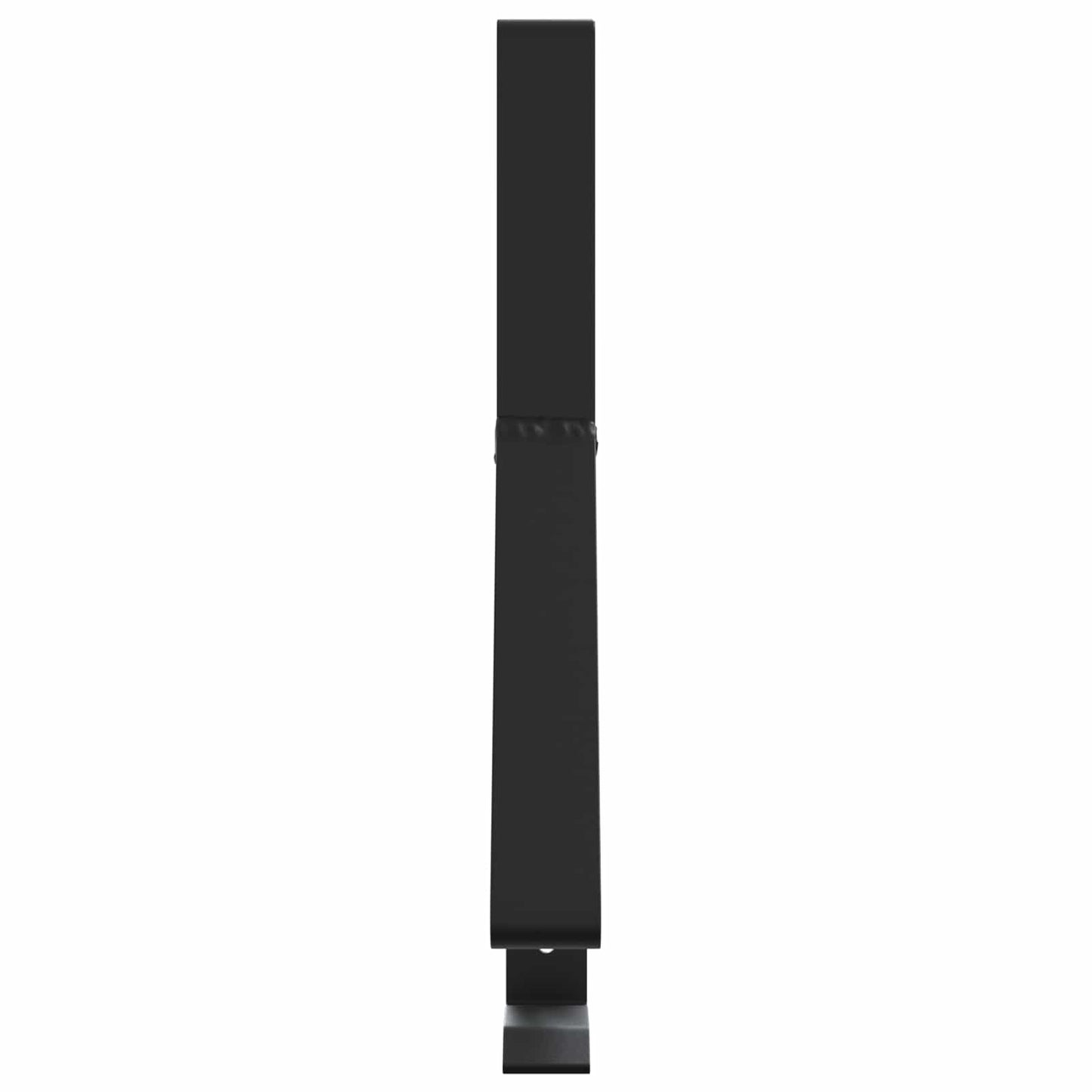 Snøbeskyttelsesstøtte 2 pcs Svart 29,5 x 3 x 34,5 cm Stål