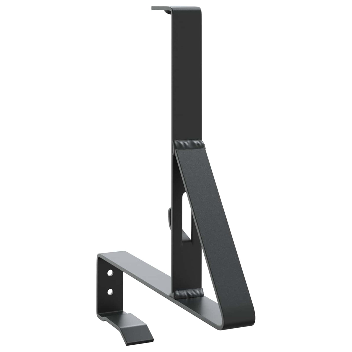Snøbeskyttelsesstøtte 6 pcs Svart 29,5 x 3 x 34,5 cm Stål