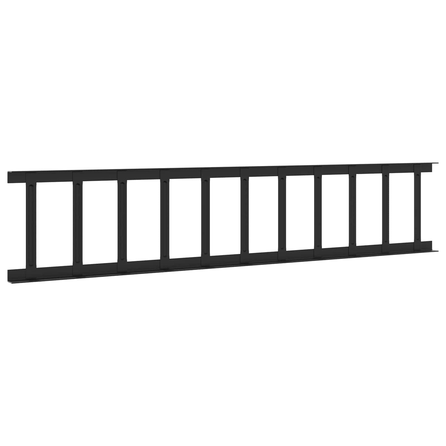 Tak snøfanger Svart 600 x 2,5 x 20 cm Stål