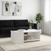 Kaffebord Hvit 90 x 50 x 33 cm Konstruert tre