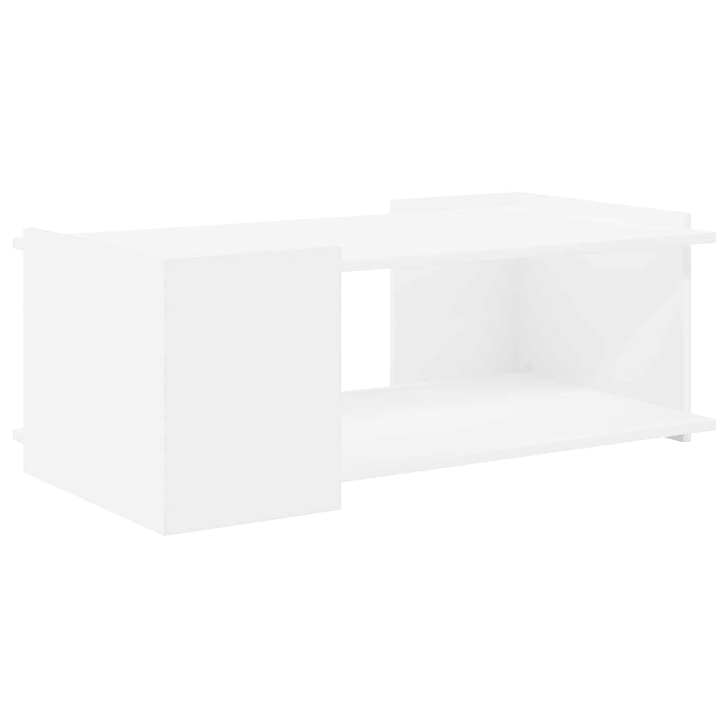 Kaffebord Hvit 90 x 50 x 33 cm Konstruert tre