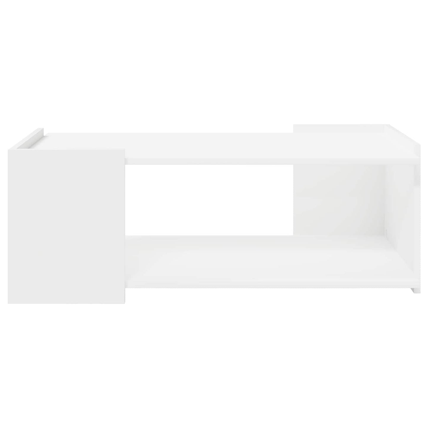 Kaffebord Hvit 90 x 50 x 33 cm Konstruert tre