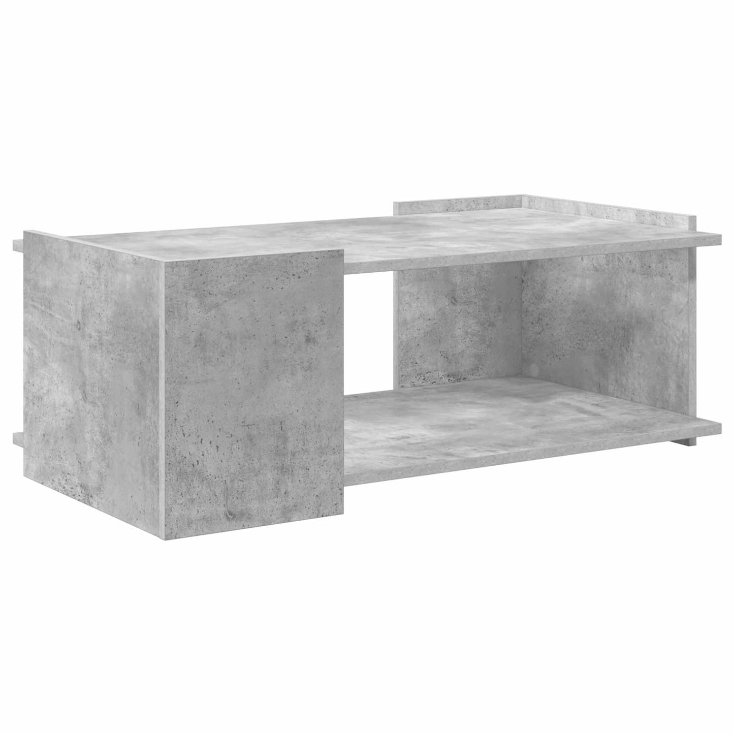 Kaffebord Betonggrå 90 x 50 x 33 cm Konstruert tre