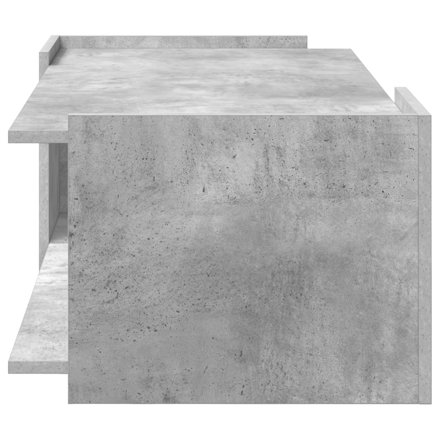 Kaffebord Betonggrå 90 x 50 x 33 cm Konstruert tre