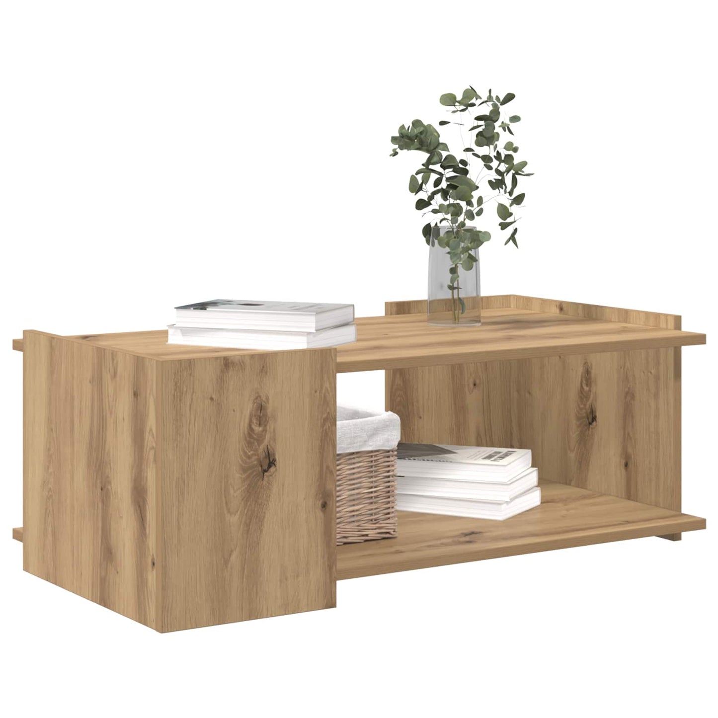 Kaffebord Artisan eik 90 x 50 x 33 cm Konstruert tre