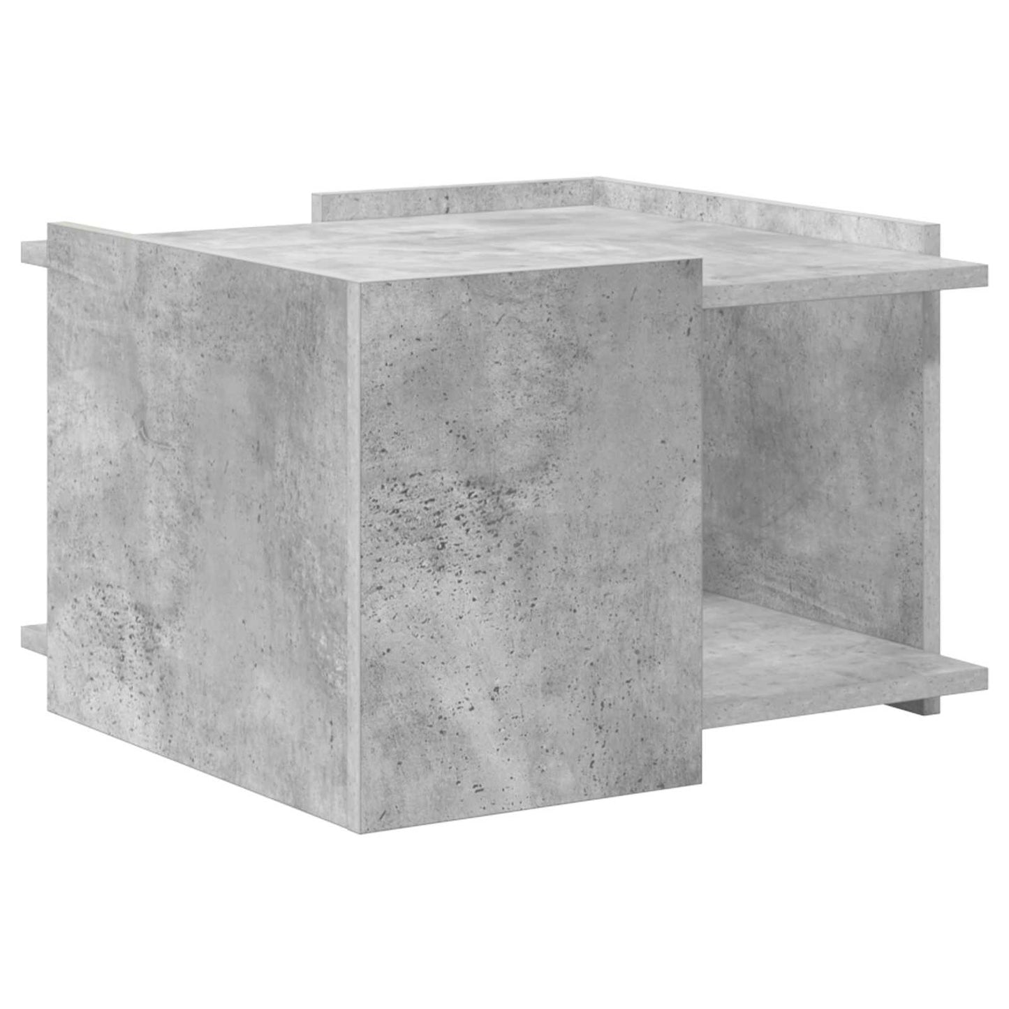 Kaffebord Betonggrå 50,5 x 50 x 33 cm Konstruert tre