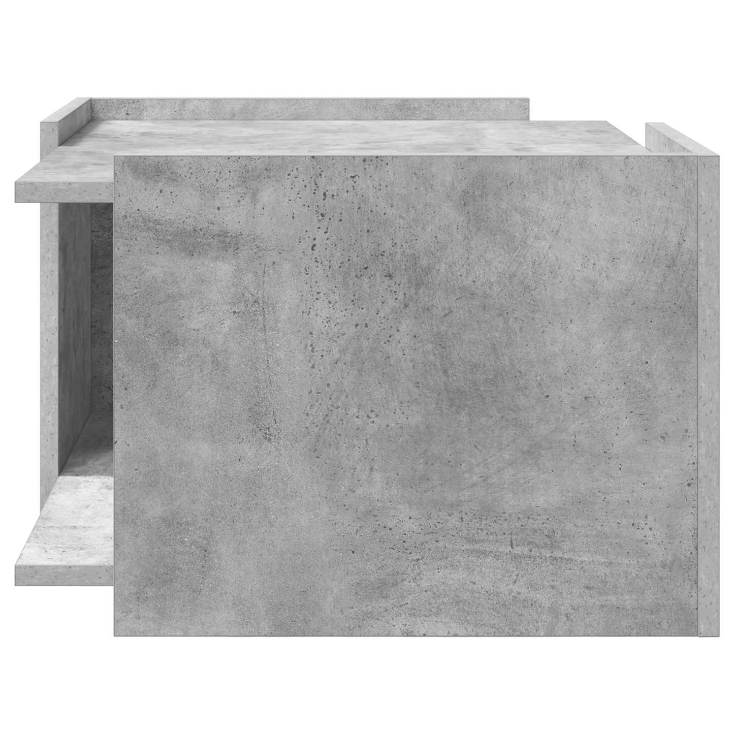 Kaffebord Betonggrå 50,5 x 50 x 33 cm Konstruert tre