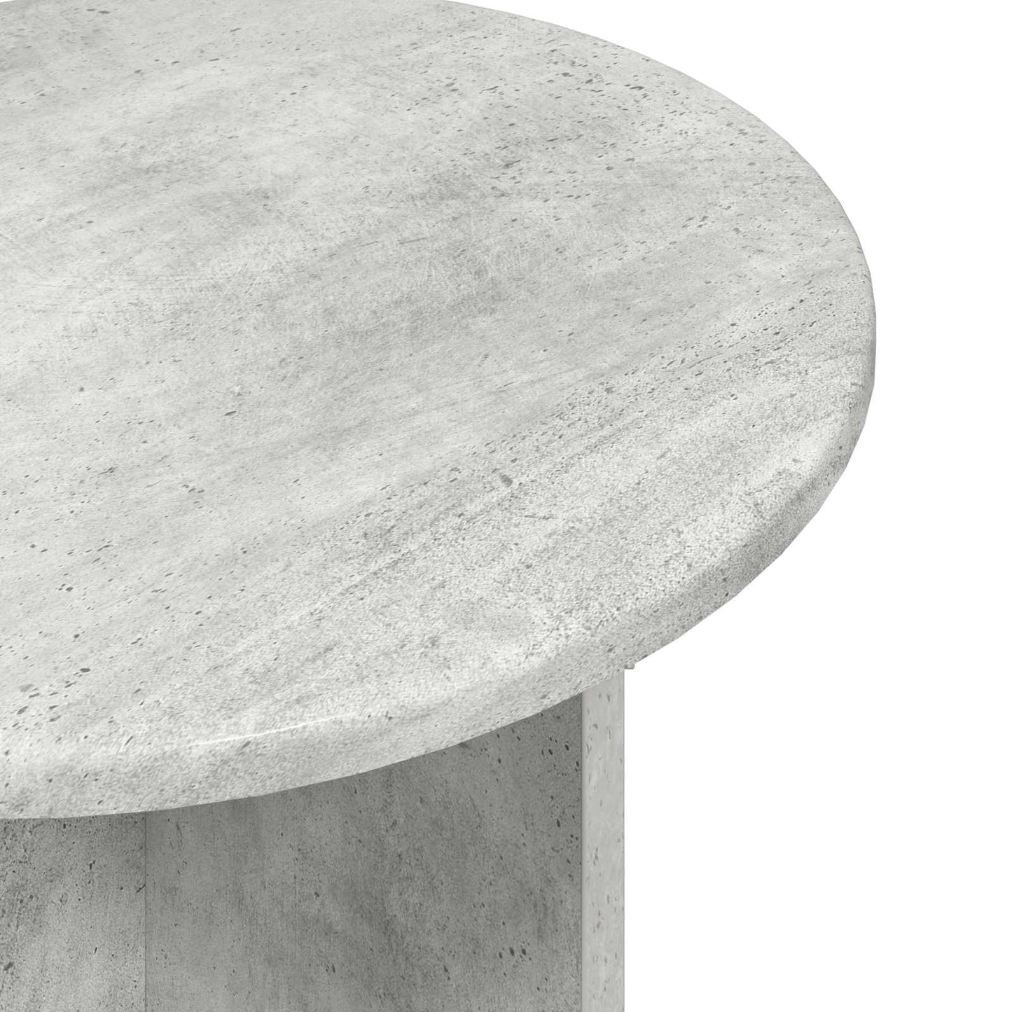 Sidebordssett med lagring 2 pcs Betonggrå Konstruert tre