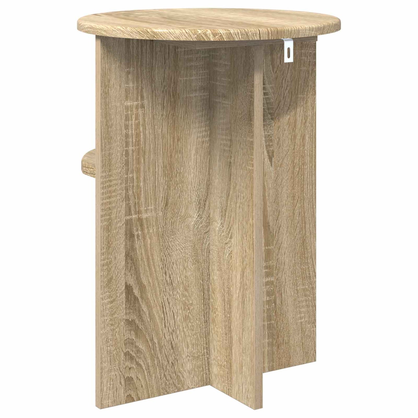 Sidetabell med lagring Sonoma eik Ø 39,5 x 55 cm Konstruert tre