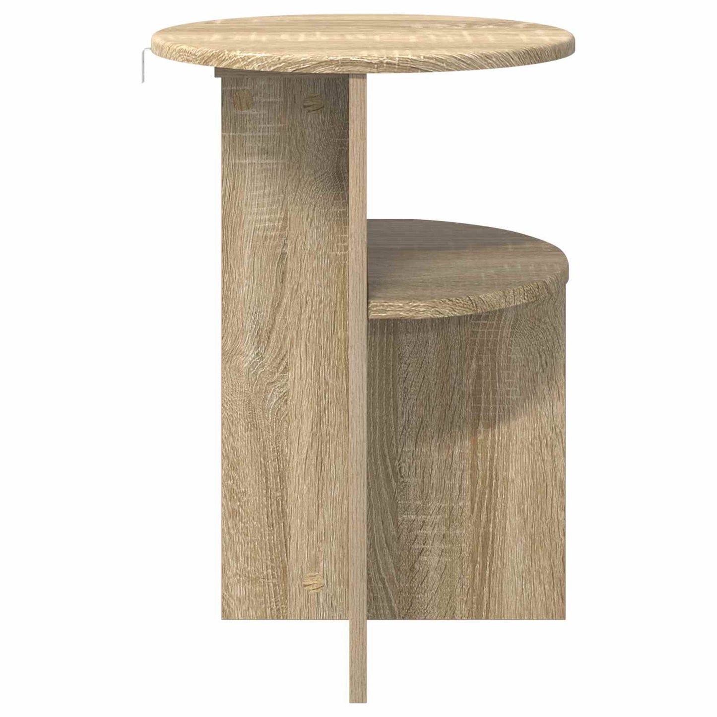 Sidetabell med lagring Sonoma eik Ø 39,5 x 55 cm Konstruert tre