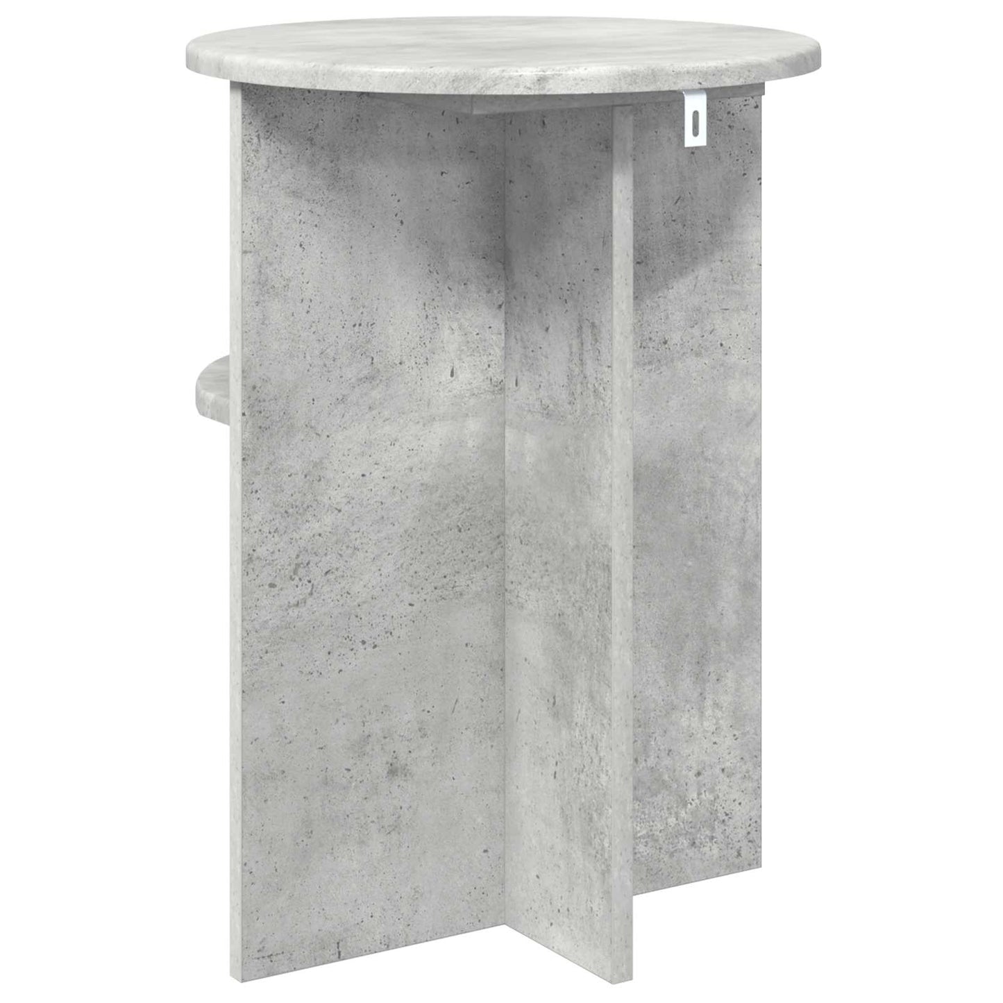 Sidetabell med lagring Betonggrå Ø 39,5 x 55 cm Konstruert tre