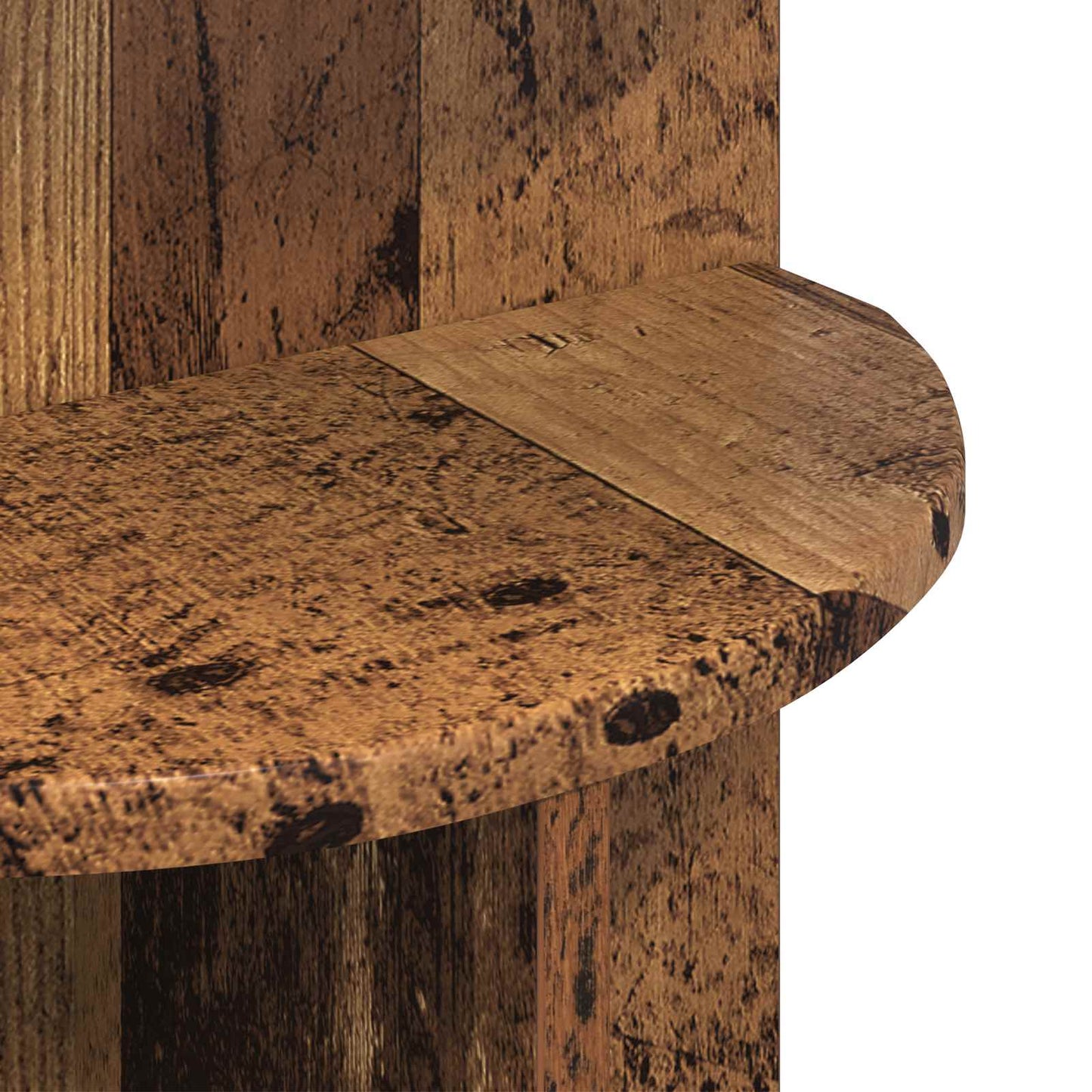 Sidetabell Gammelt tre Ø 39,5 x 55 cm Konstruert tre