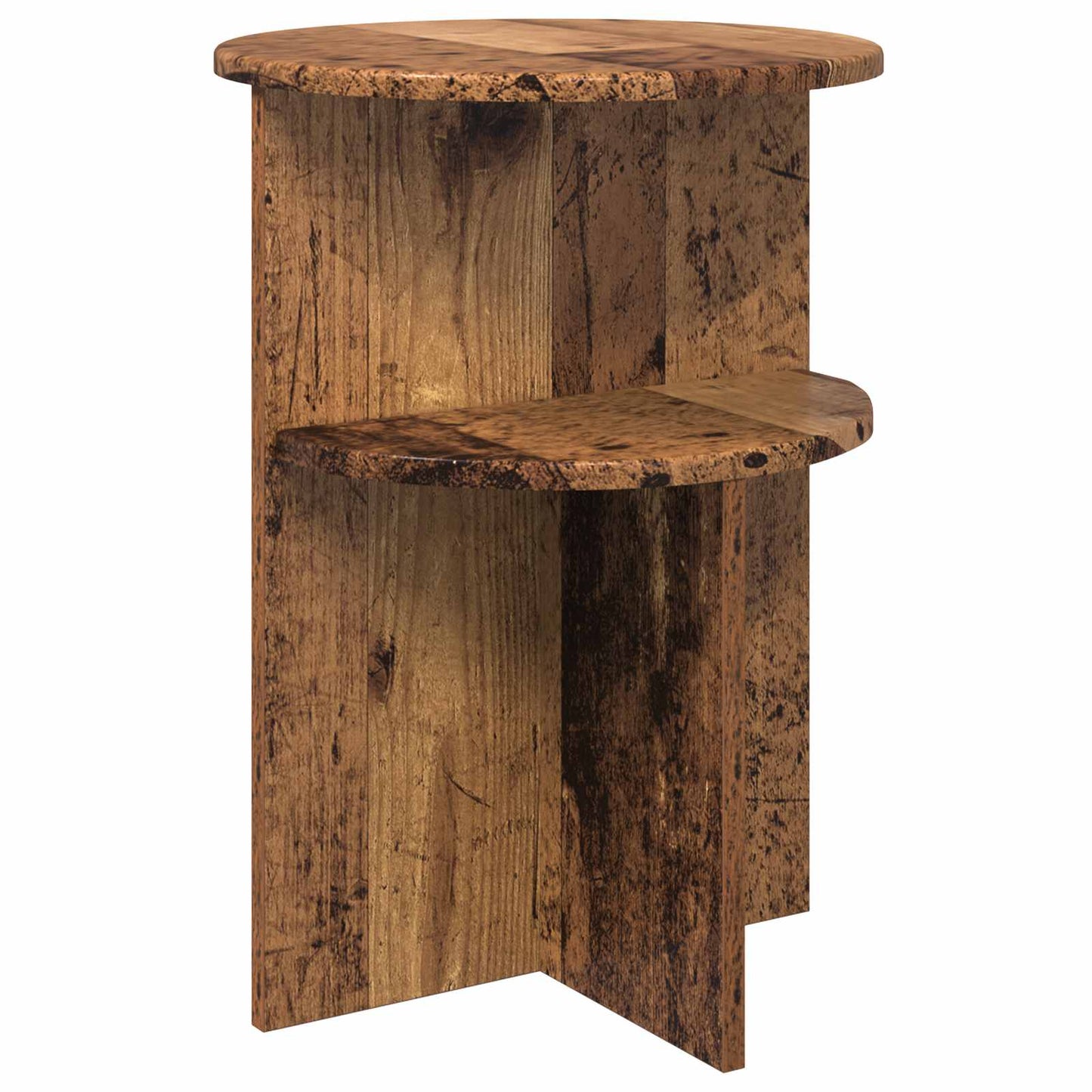 Sidetabell Gammelt tre Ø 39,5 x 55 cm Konstruert tre