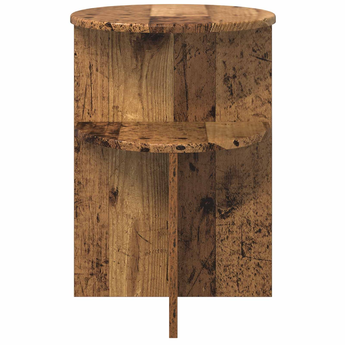 Sidetabell Gammelt tre Ø 39,5 x 55 cm Konstruert tre