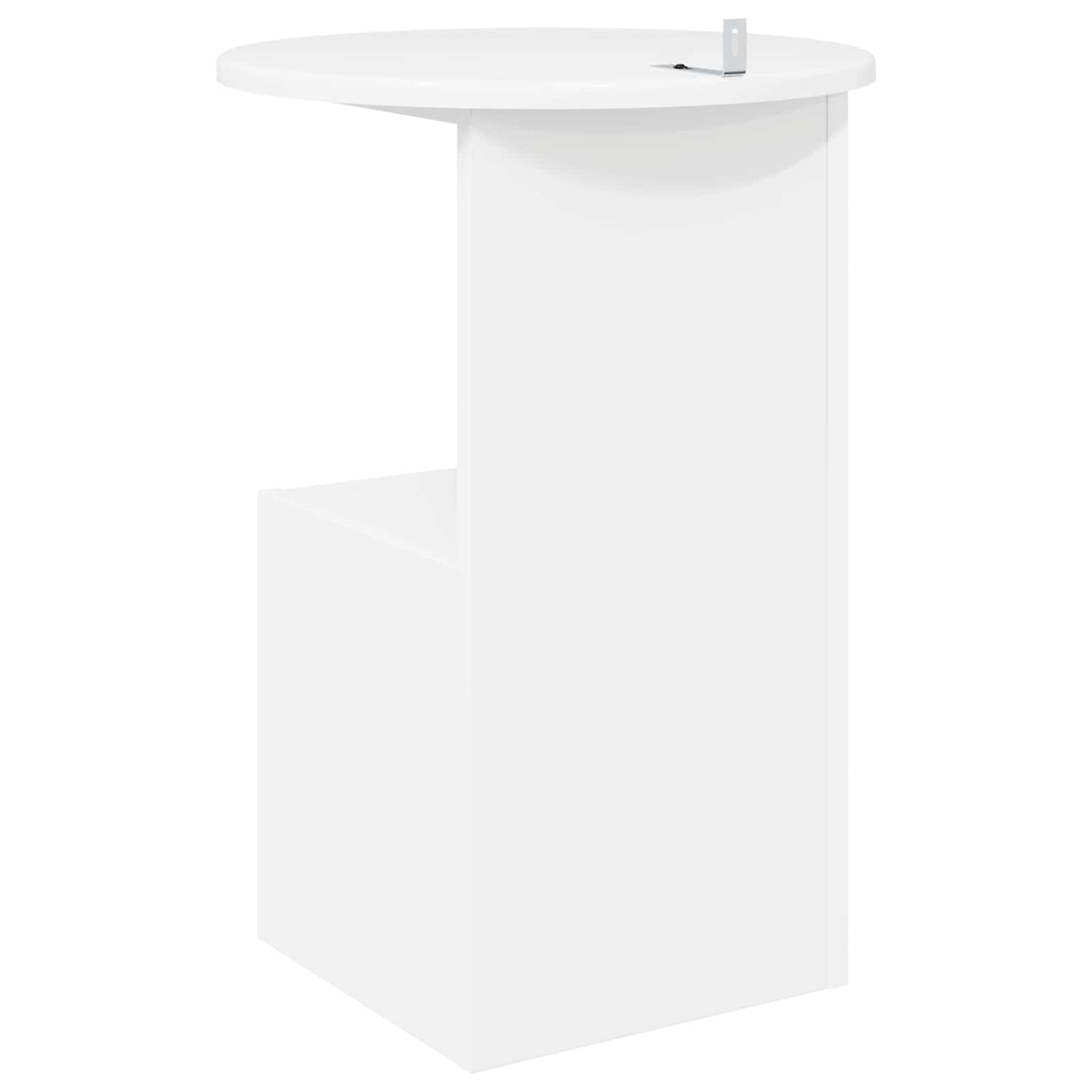 Sidetabell Hvit Ø 39,5 x 55 cm Konstruert tre