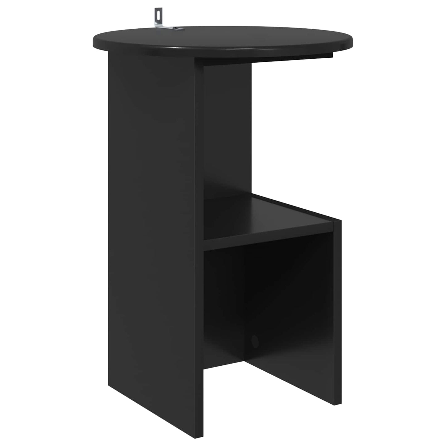 Sidetabell Svart eik Ø 39,5 x 55 cm Konstruert tre