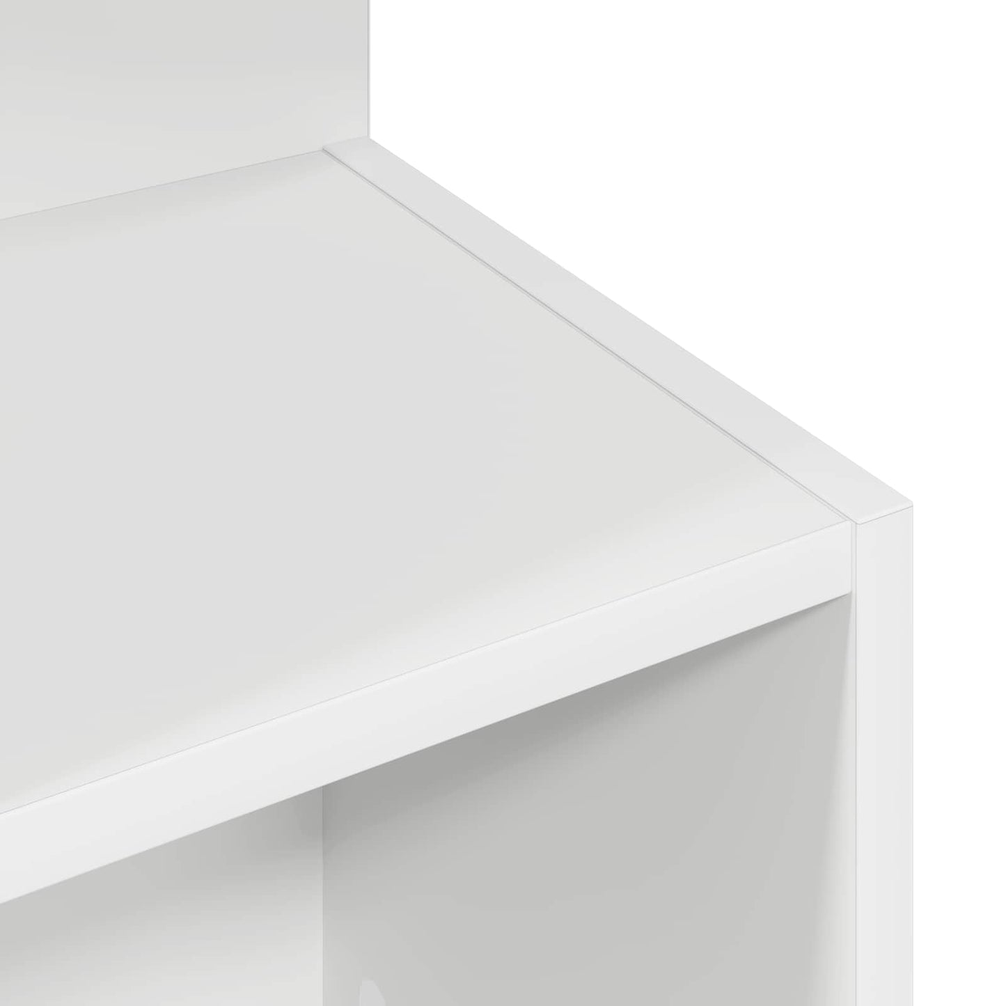 Sidetabell Høgglans hvit Ø 39,5 x 55 cm Konstruert tre
