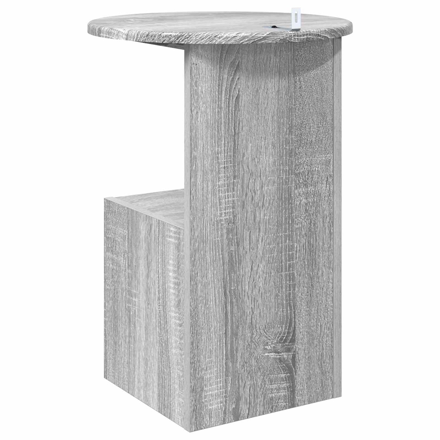 Sidetabell Grå sonoma Ø 39,5 x 55 cm Konstruert tre