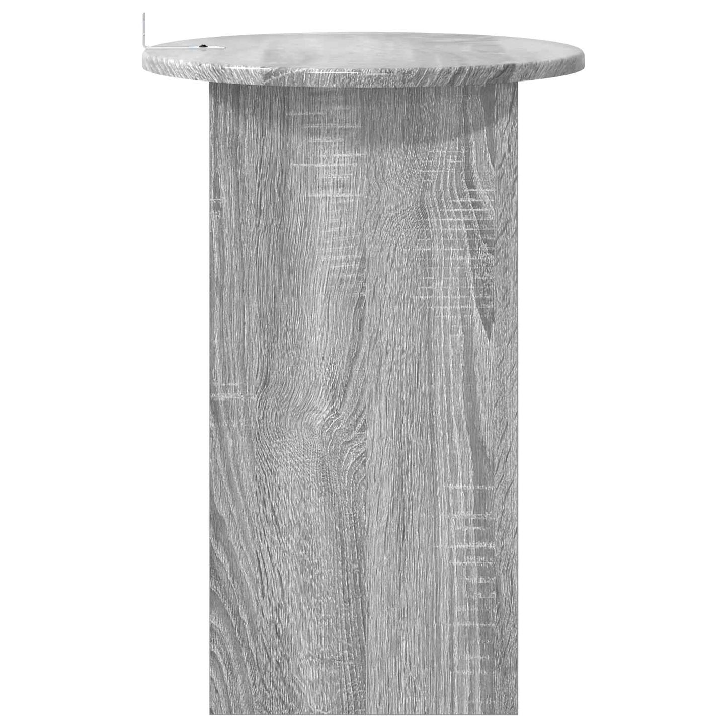 Sidetabell Grå sonoma Ø 39,5 x 55 cm Konstruert tre