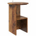 Sidetabell Gammelt tre Ø 39,5 x 55 cm Konstruert tre