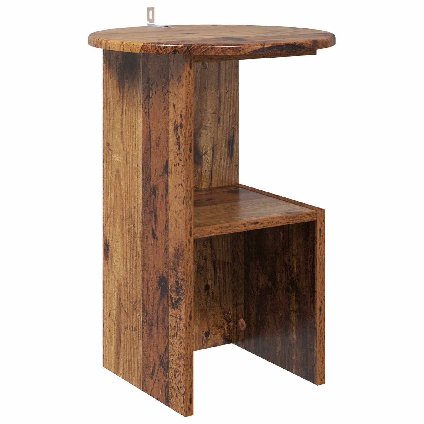 Sidetabell Gammelt tre Ø 39,5 x 55 cm Konstruert tre