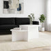 Kaffebord Hvit 100 x 50 x 40 cm Konstruert tre