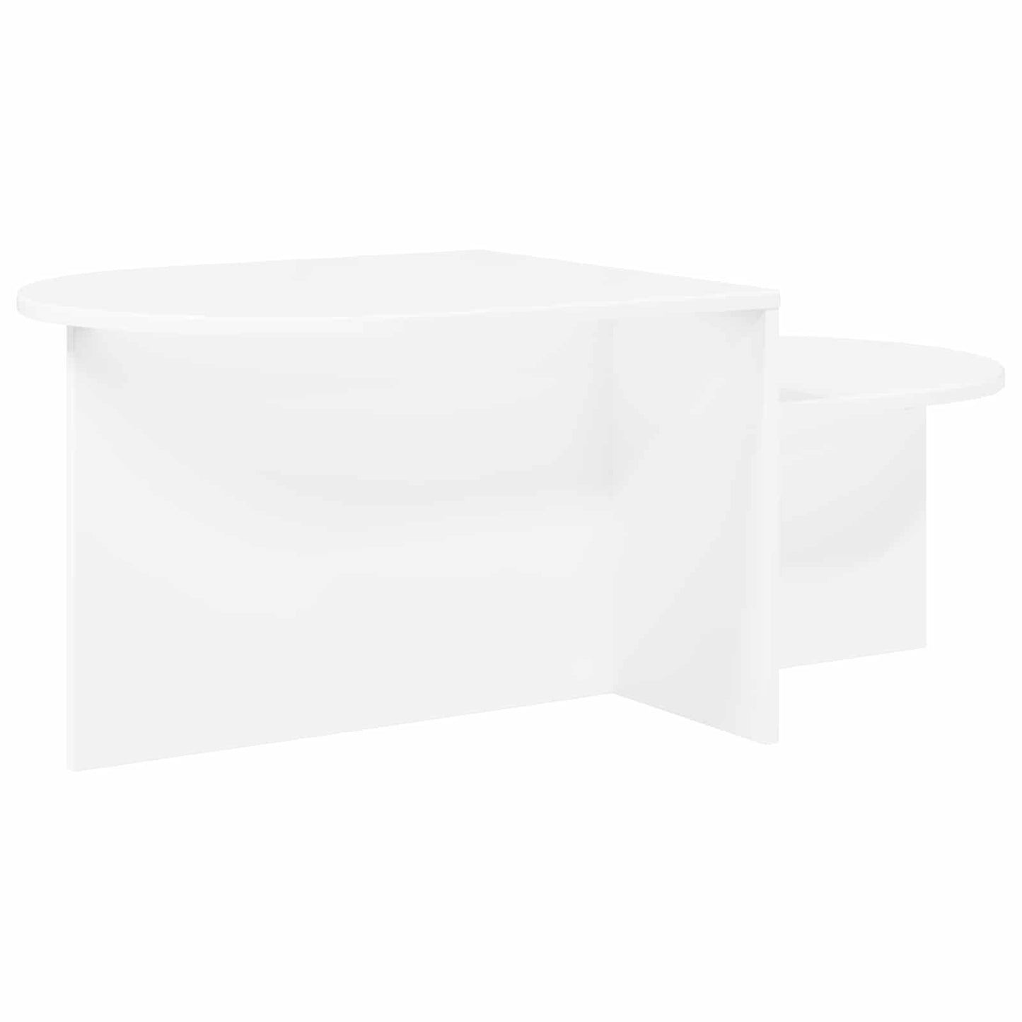 Kaffebord Hvit 100 x 50 x 40 cm Konstruert tre