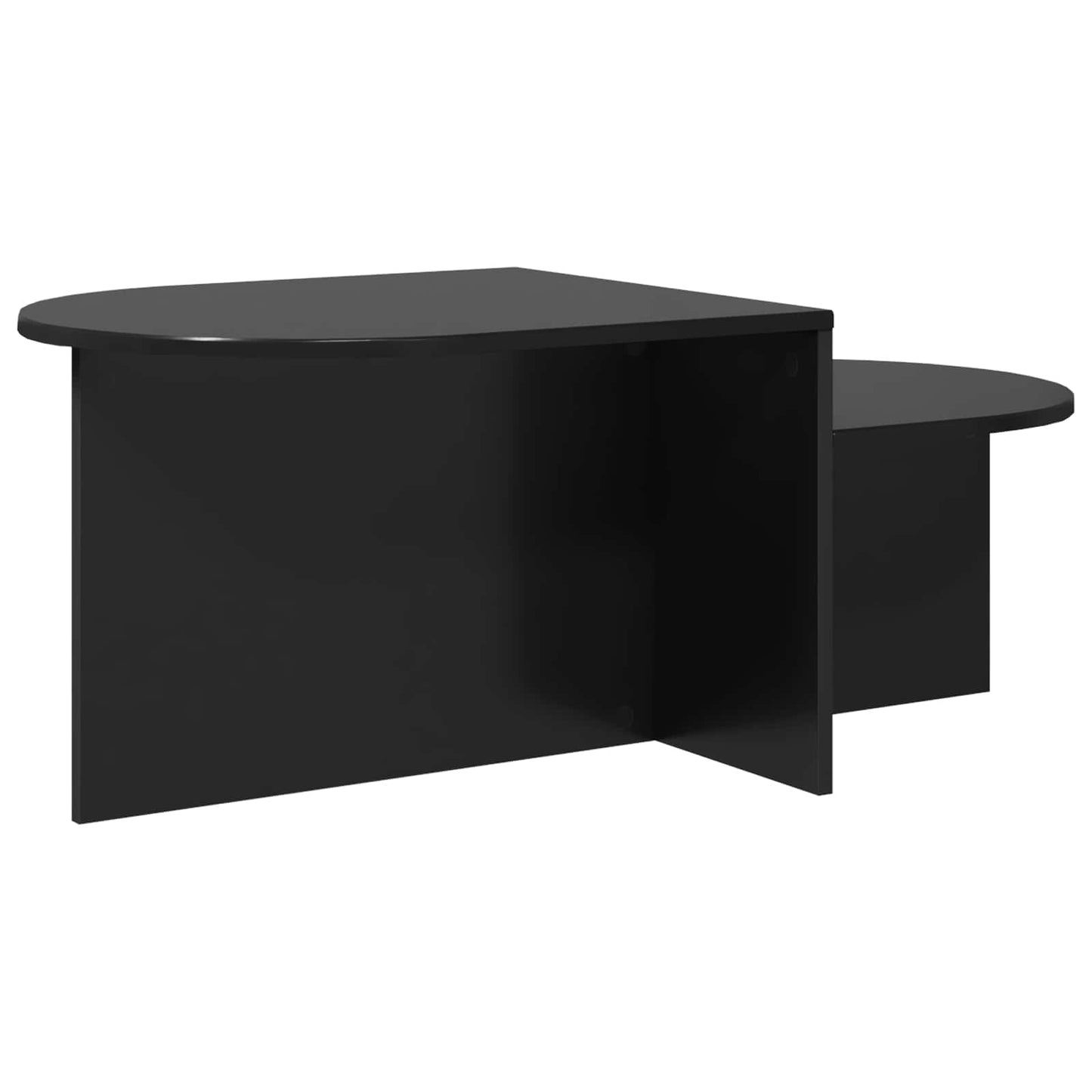 Kaffebord Svart eik 100 x 50 x 40 cm Konstruert tre