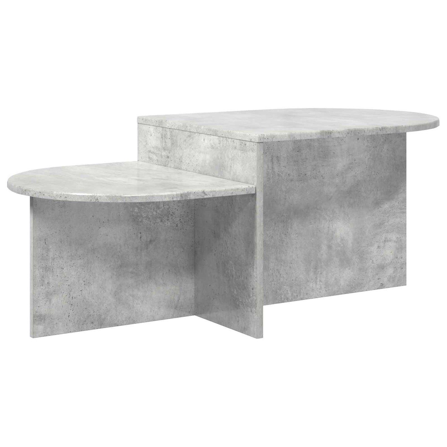 Kaffebord Betonggrå 100 x 50 x 40 cm Konstruert tre
