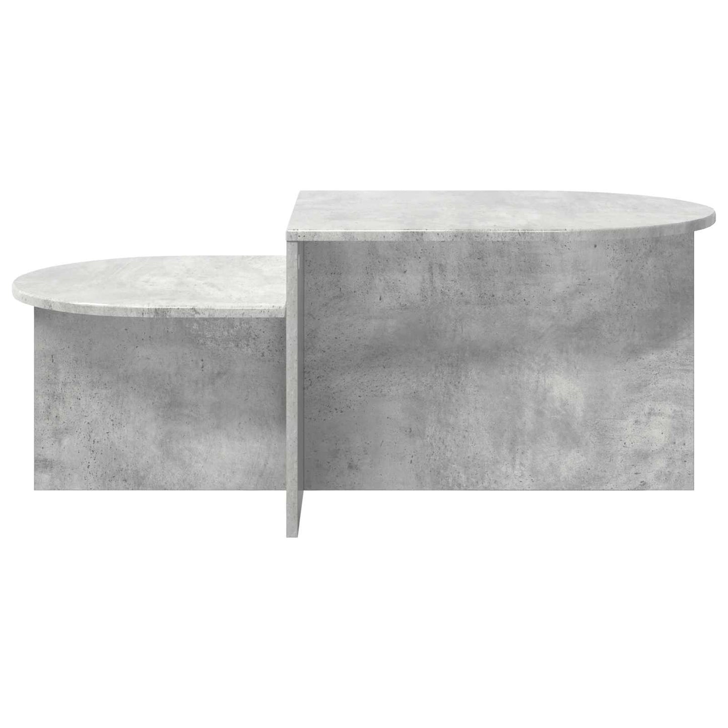 Kaffebord Betonggrå 100 x 50 x 40 cm Konstruert tre