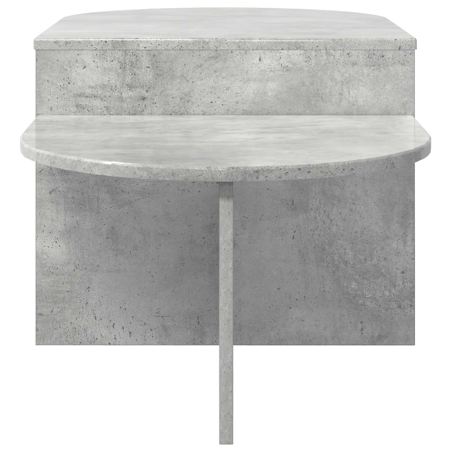 Kaffebord Betonggrå 100 x 50 x 40 cm Konstruert tre