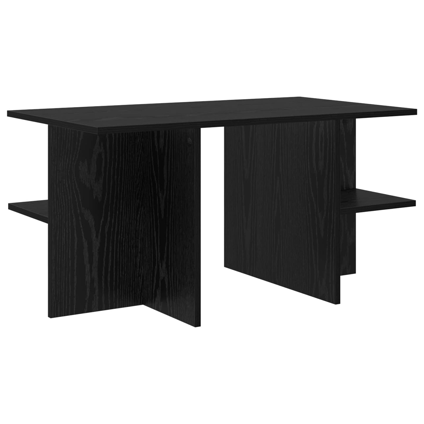 Kaffebord Svart eik 87 x 50 x 45 cm Konstruert tre
