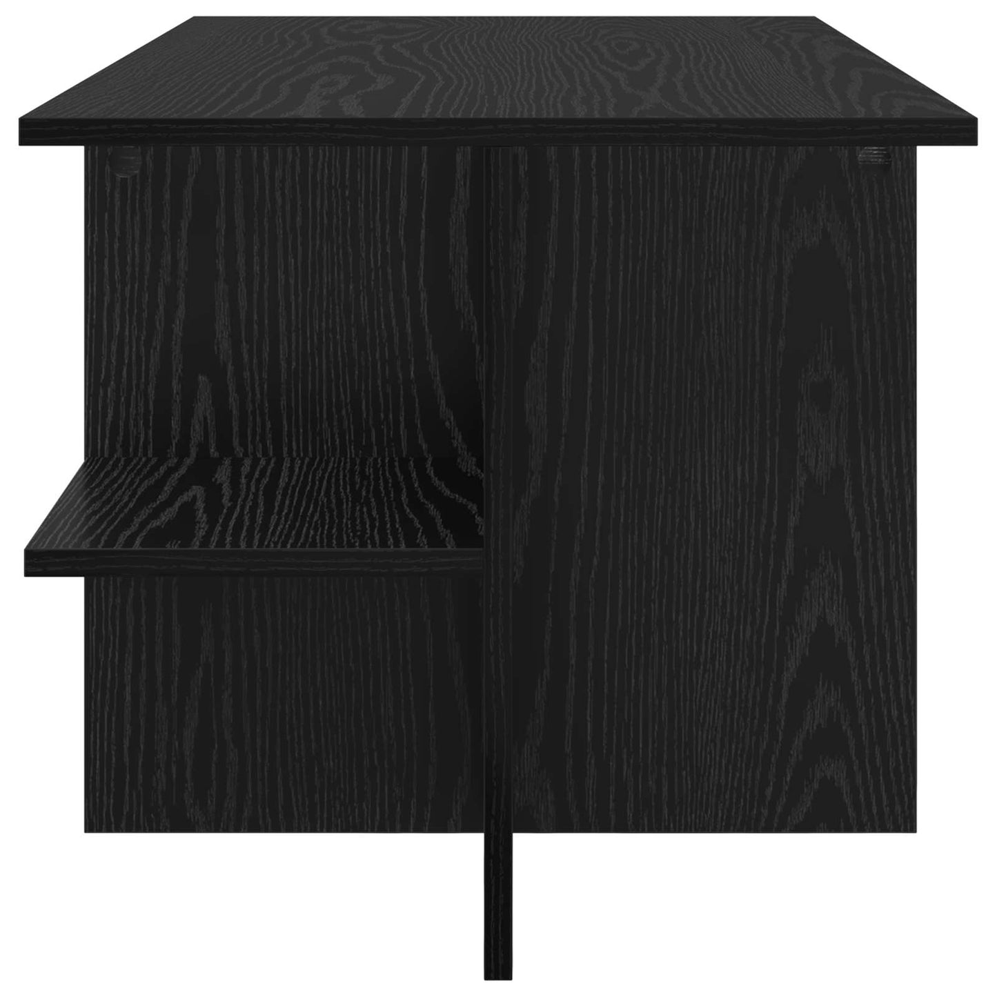 Kaffebord Svart eik 87 x 50 x 45 cm Konstruert tre