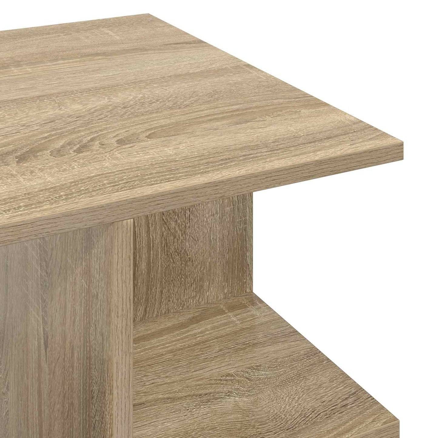 Kaffebord Sonoma eik 87 x 50 x 45 cm Konstruert tre