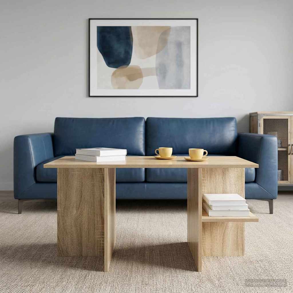Kaffebord Sonoma eik 87 x 50 x 45 cm Konstruert tre