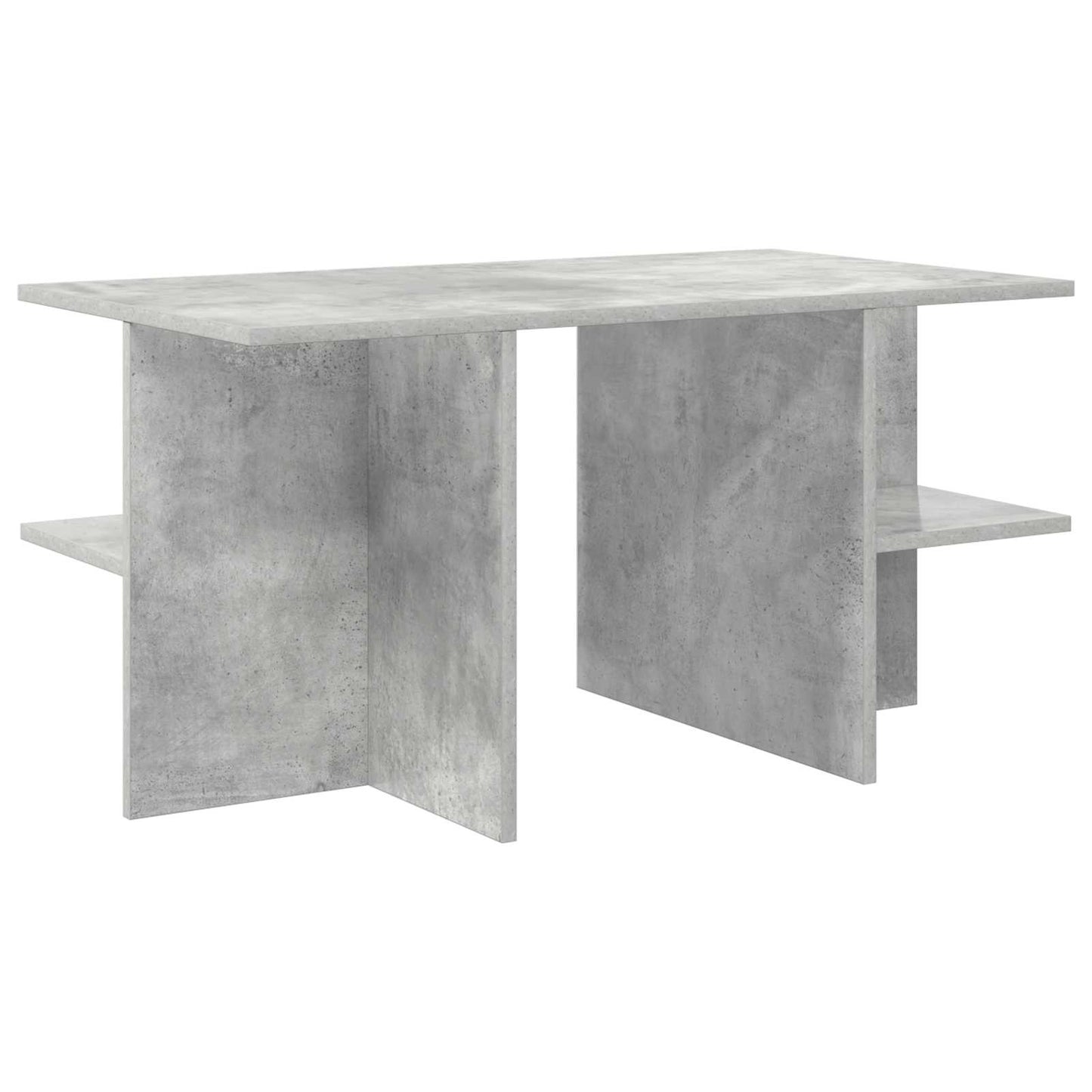 Kaffebord Betonggrå 87 x 50 x 45 cm Konstruert tre