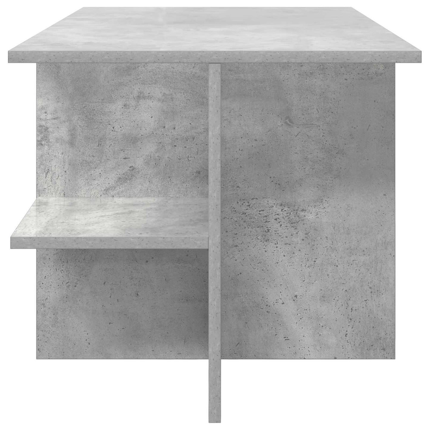 Kaffebord Betonggrå 87 x 50 x 45 cm Konstruert tre
