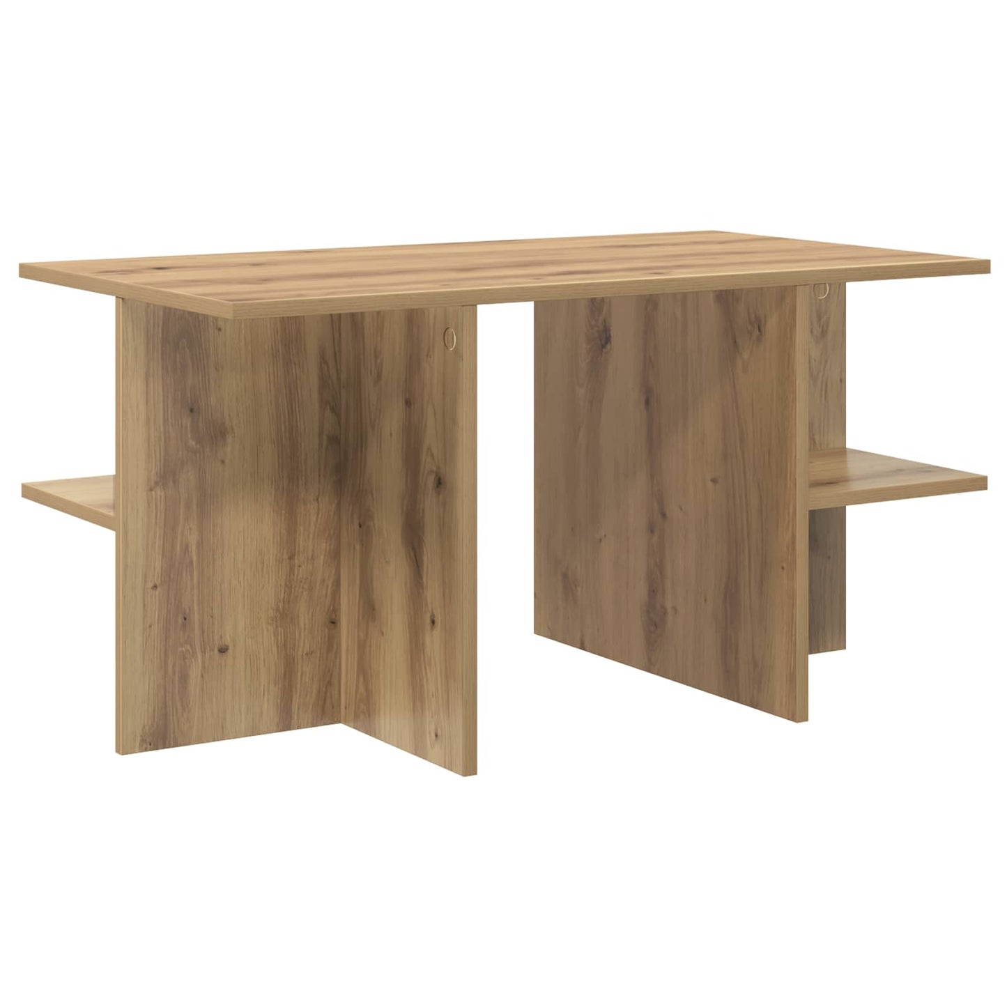 Kaffebord Artisan eik 87 x 50 x 45 cm Konstruert tre