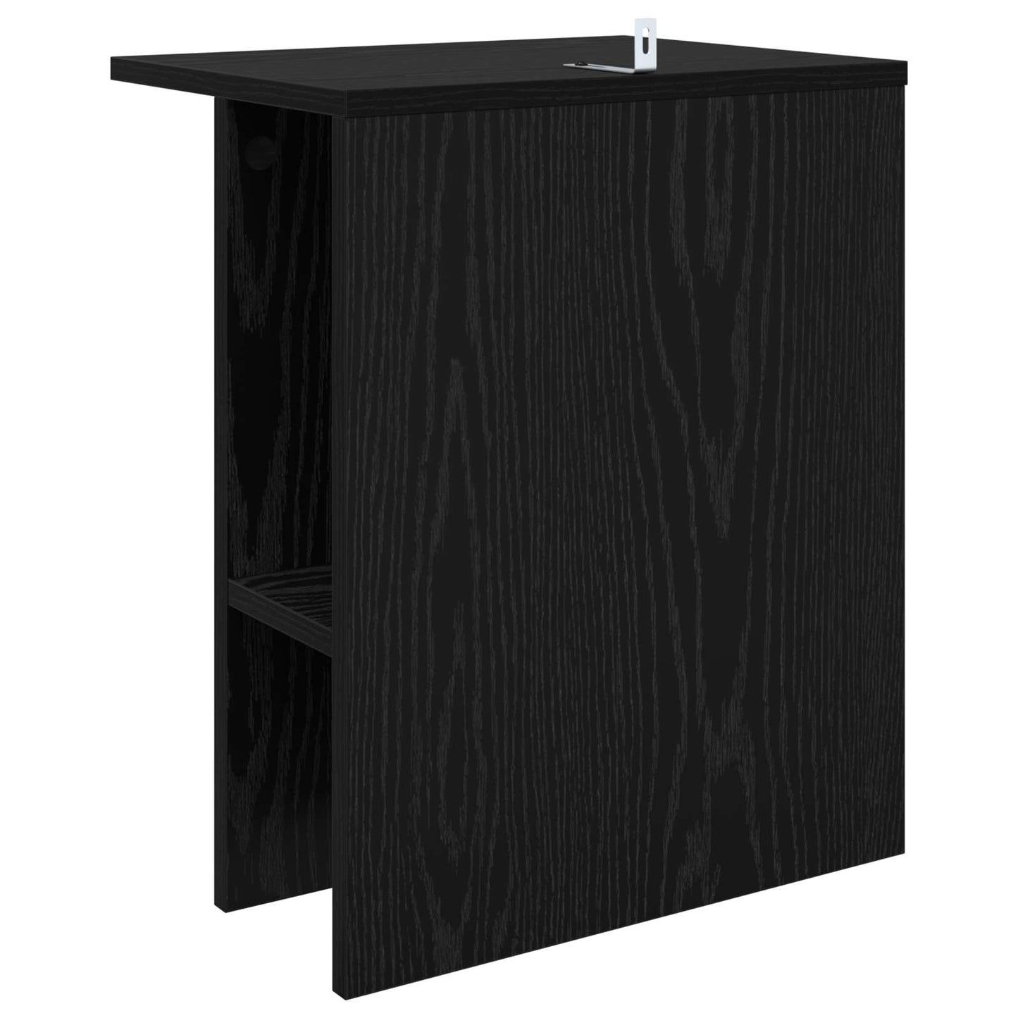 Kaffebord 2 pcs Svart eik 40 x 30 x 49 cm Konstruert tre