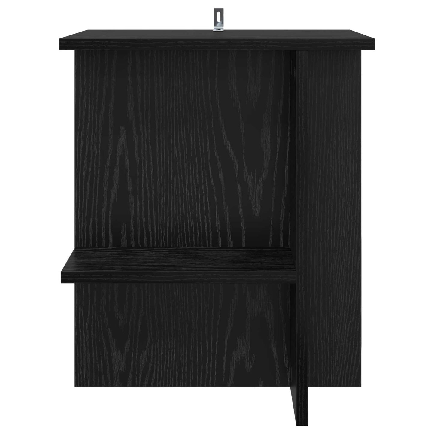 Kaffebord 2 pcs Svart eik 40 x 30 x 49 cm Konstruert tre