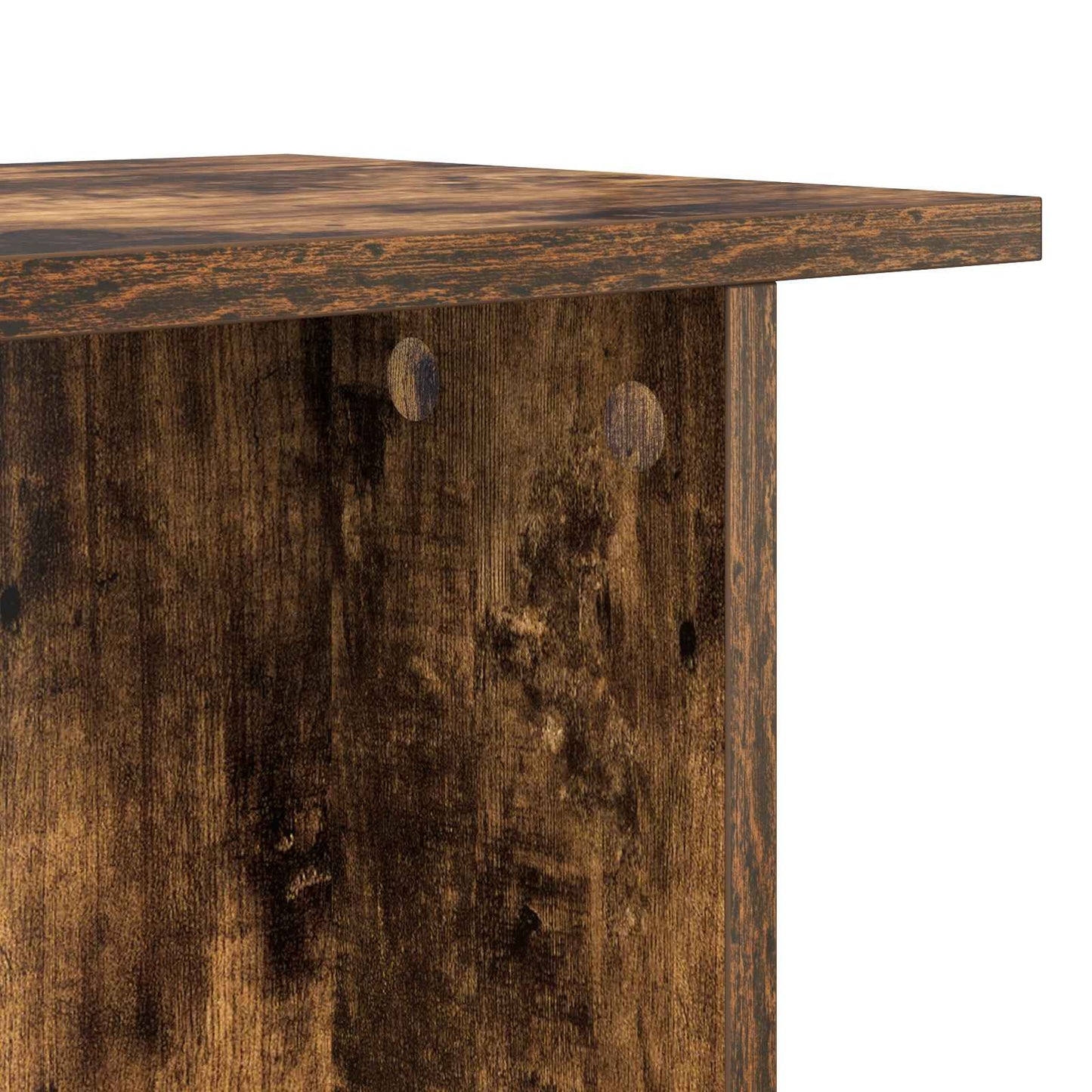 Kaffebord 2 pcs Røkt Eik 40 x 30 x 49 cm Konstruert tre