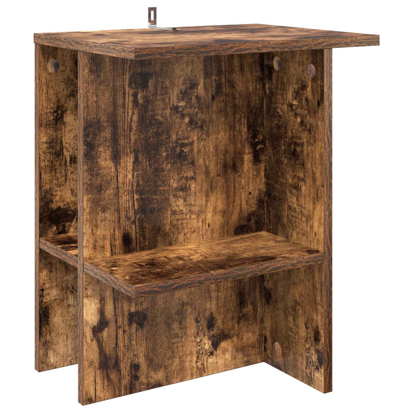 Kaffebord 2 pcs Røkt Eik 40 x 30 x 49 cm Konstruert tre