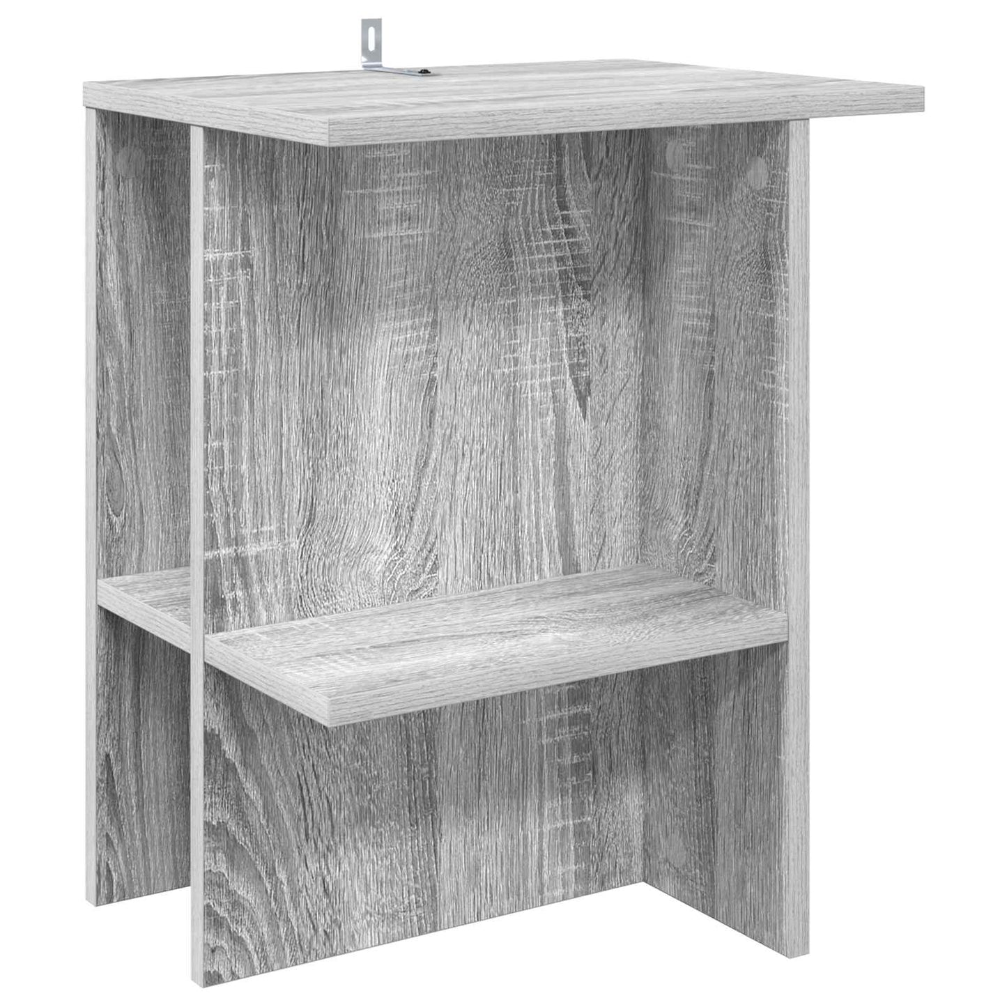 Kaffebord 2 pcs Grå sonoma 40 x 30 x 49 cm Konstruert tre