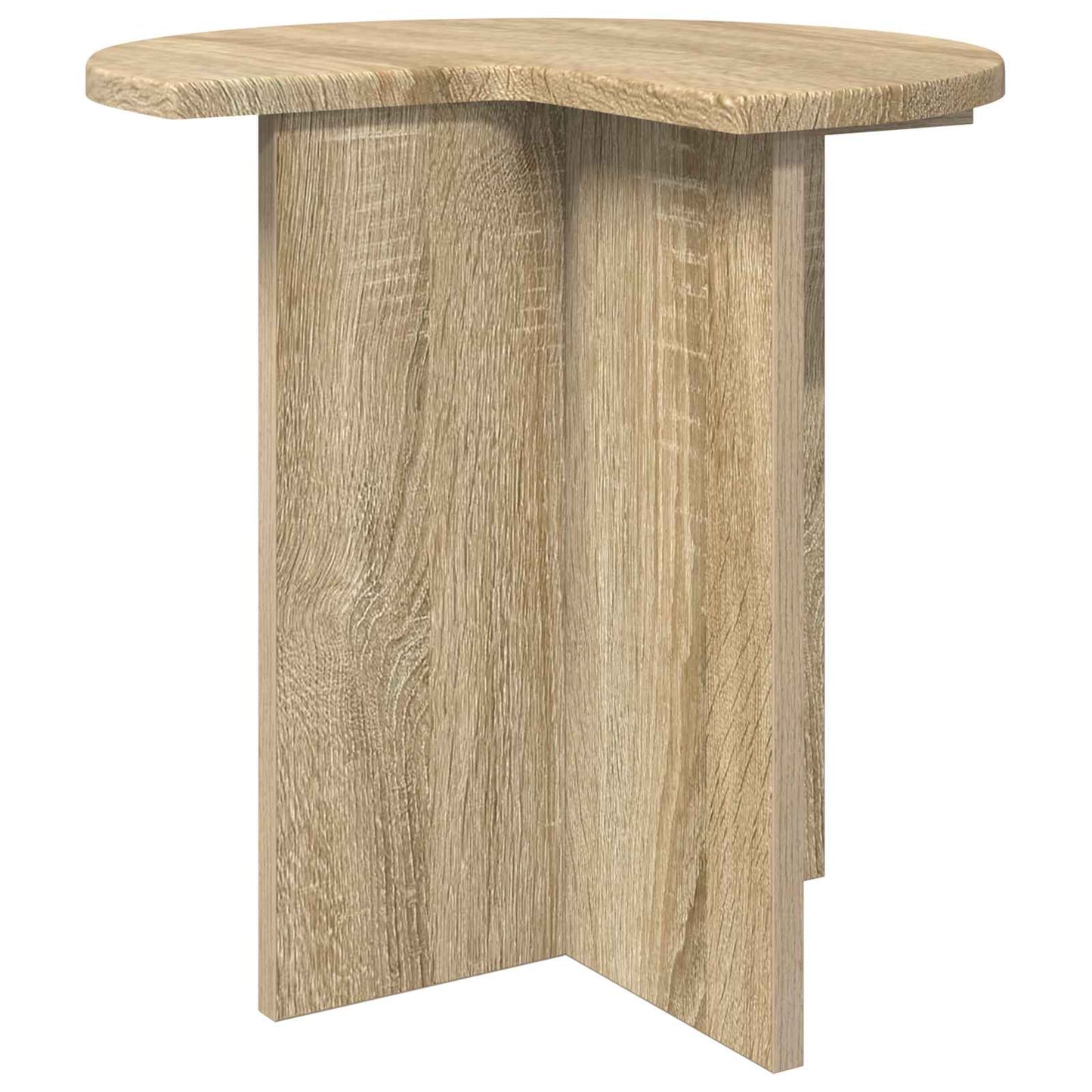 Sidetabell 2 pcs Sonoma eik Ø 39 x 38 cm Konstruert tre