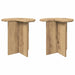 Sidetabell 2 stk. Artisan eik Ø 39 x 38 cm Konstruert tre
