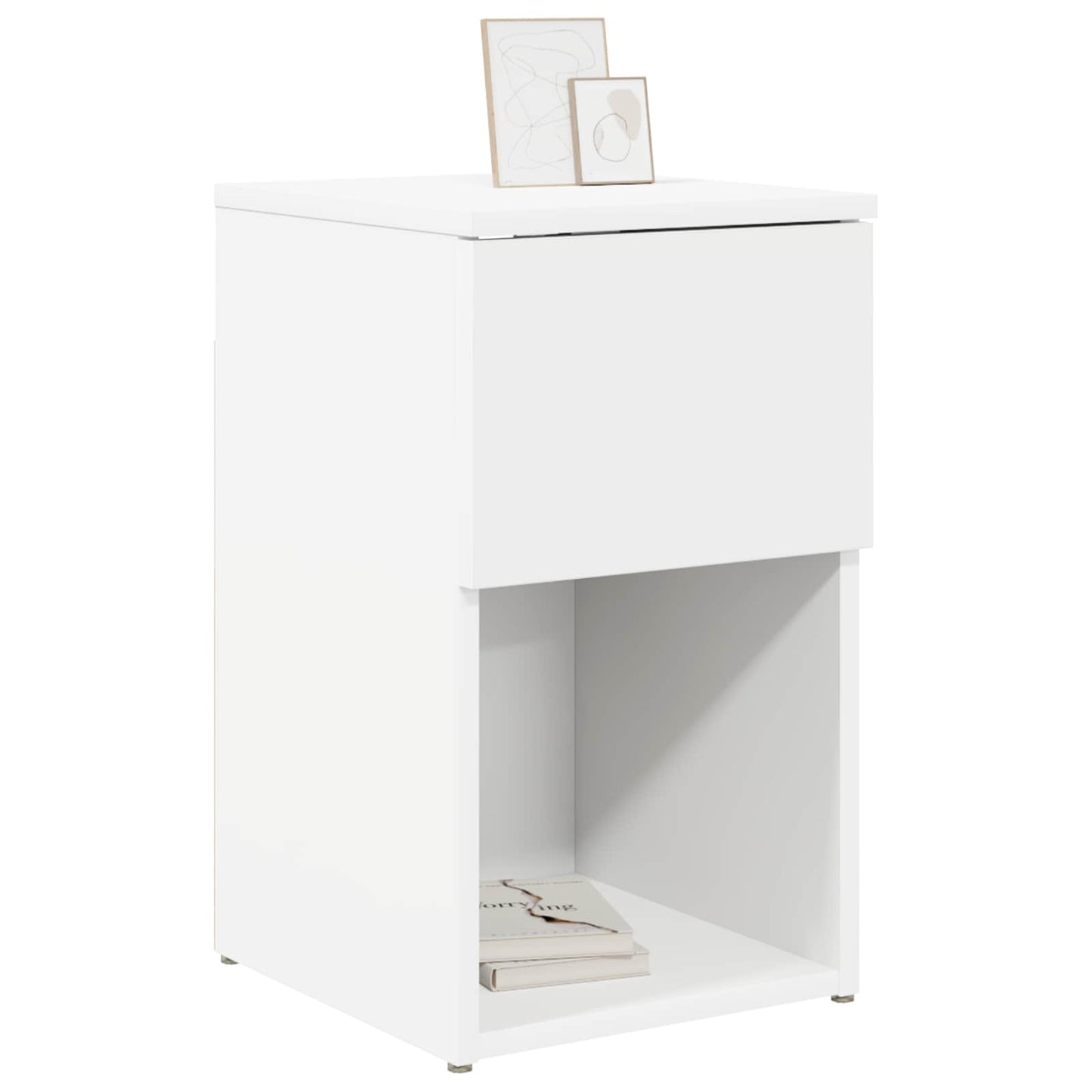 Sengeskap Hvit 29 x 31,5 x 49 cm Konstruert tre