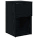Sengeskap Svart eik 29 x 31,5 x 49 cm Konstruert tre