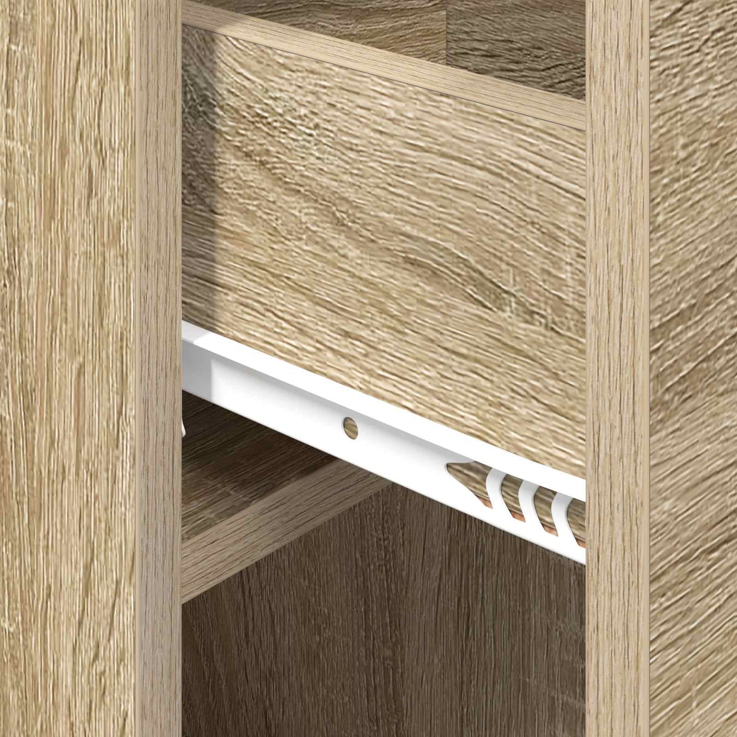 Sengeskap Sonoma eik 29 x 31,5 x 49 cm Konstruert tre