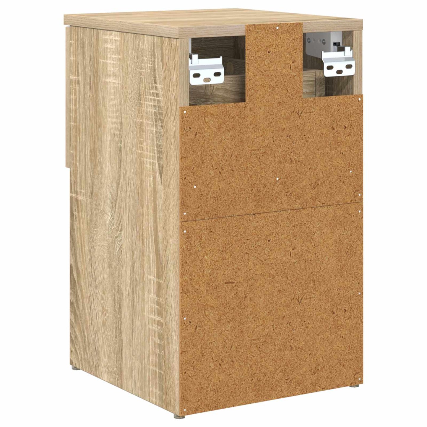 Sengeskap 2 pcs Sonoma eik 29 x 31,5 x 49 cm Konstruert tre